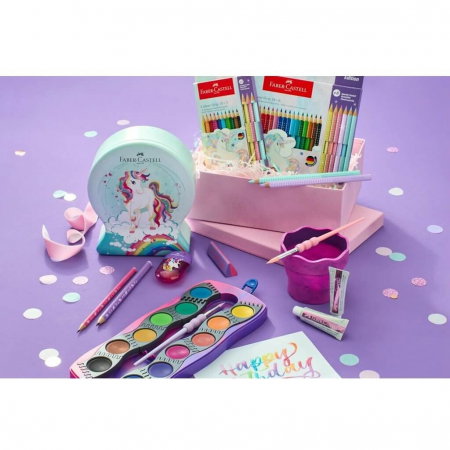 LEC PAHAR PICTURA FABER-CASTELL CLICK-GO UNICORNI ROZ MARMORAT FC181527 [3]