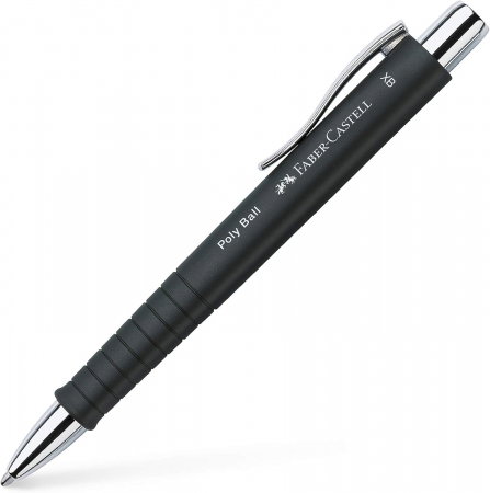 Pixuri cu mecanism - PIX FABER GRIP POLY BALL 0.7 NEGRU XB FC241153