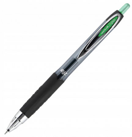 Pixuri cu gel - PIX UNI-BALL CU GEL SI MECANISM SIGNO UMN207E 0.7mm VERDE P4350