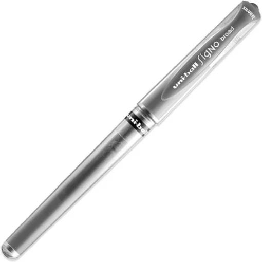 Pixuri cu gel - PIX UNI GEL UM-153 1.0mm  ARGINTIU p43