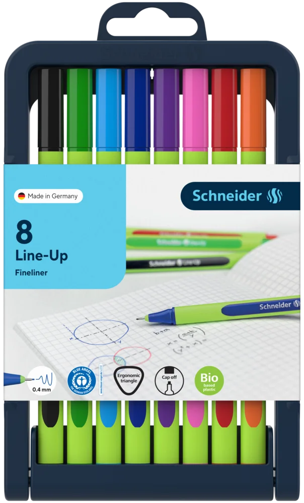 INSTRUMENTE DE SCRIS - Set 8 Linere Schneider Line-Up 0,4 mm LIN038