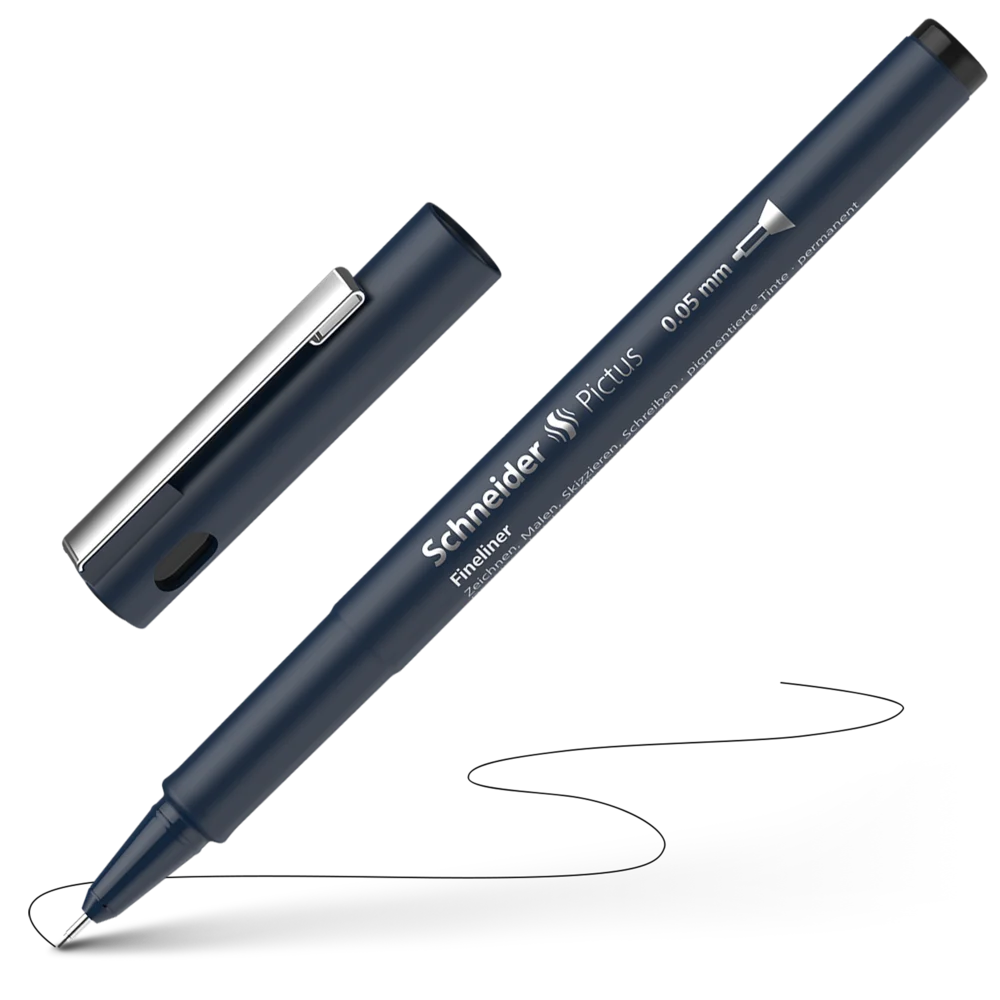 Blacklinere - Liner Schneider Pictus 0.05 Black