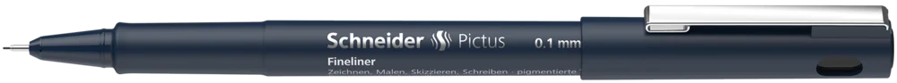 Liner Schneider Pictus 0.1 Black [1]