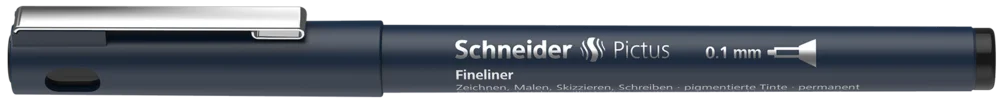 Liner Schneider Pictus 0.1 Black [4]