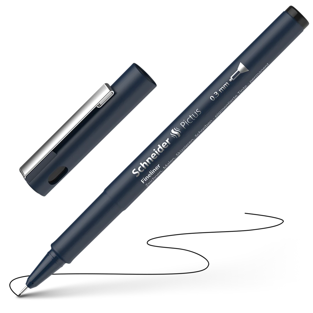 Blacklinere - Liner Schneider Pictus 0.3 Black