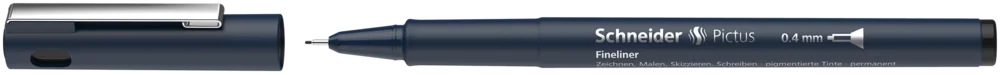 Liner Schneider Pictus 0.4 Black [1]
