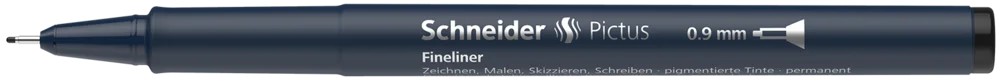 Liner Schneider Pictus 0.9 Black [1]