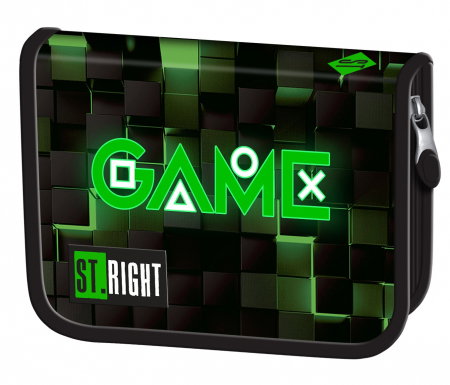 Penare, Etuiuri, Necessaire - PENAR NEECHIPAT 1 FERMOAR 2 EXTENSII ST.RIGHT PC-03 GREEN GAME 681592