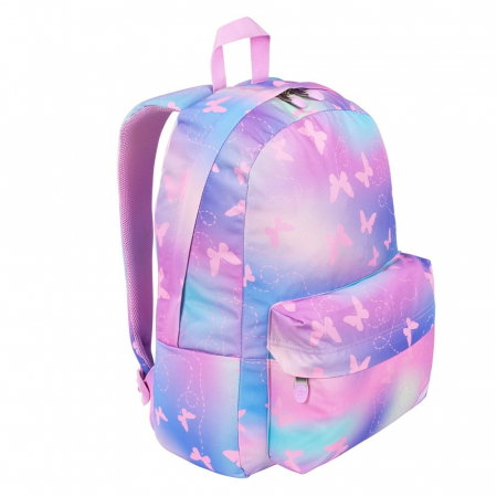 MA RUCSAC SCOLAR ST.RIGHT 1 COMPARTIMENT BP-33 PINK BUTTERFLIES 682100 [0]