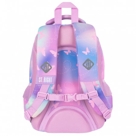 MA RUCSAC SCOLAR ST.RIGHT 3 COMPARTIMENTE BP-26 BUTTERFLIES 680007 [2]