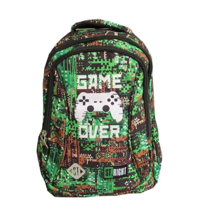 MA RUCSAC SCOLAR ST.RIGHT 3 COMPARTIMENTE BP-26 GAME OVER 681394 [2]