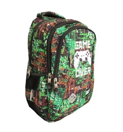 MA RUCSAC SCOLAR ST.RIGHT 3 COMPARTIMENTE BP-26 GAME OVER 681394 [1]