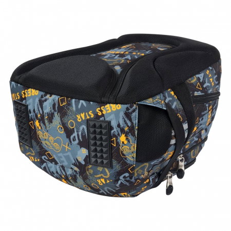 MA RUCSAC SCOLAR ST.RIGHT 3 COMPARTIMENTE BP-26 ORANGE PAD 681615 [3]