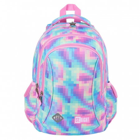 RUCSAC SCOLAR ST.RIGHT 3 COMPARTIMENTE BP-26 PASTEL PIXEL 682872 [0]