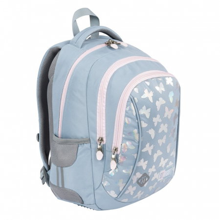 MA RUCSAC SCOLAR ST.RIGHT 3 COMPARTIMENTE BP-26 SILVER BUTTERFLIES 691232 [1]