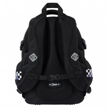 MA RUCSAC SCOLAR ST.RIGHT 4 COMPARTIMENTE BP-01 CHESSBOARD BUTTERFLIES 680434 [2]