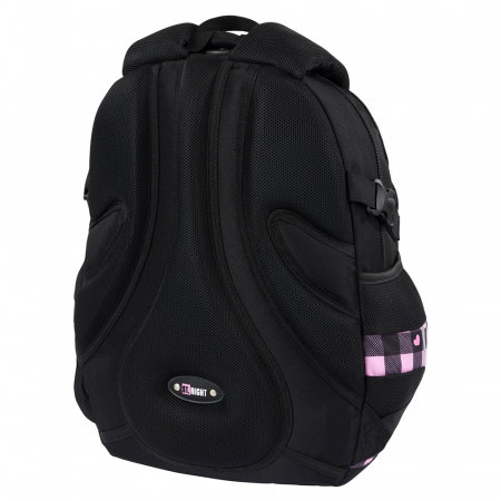 MA RUCSAC SCOLAR ST.RIGHT 4 COMPARTIMENTE BP-01 PINK CHECKERED 680366 [3]