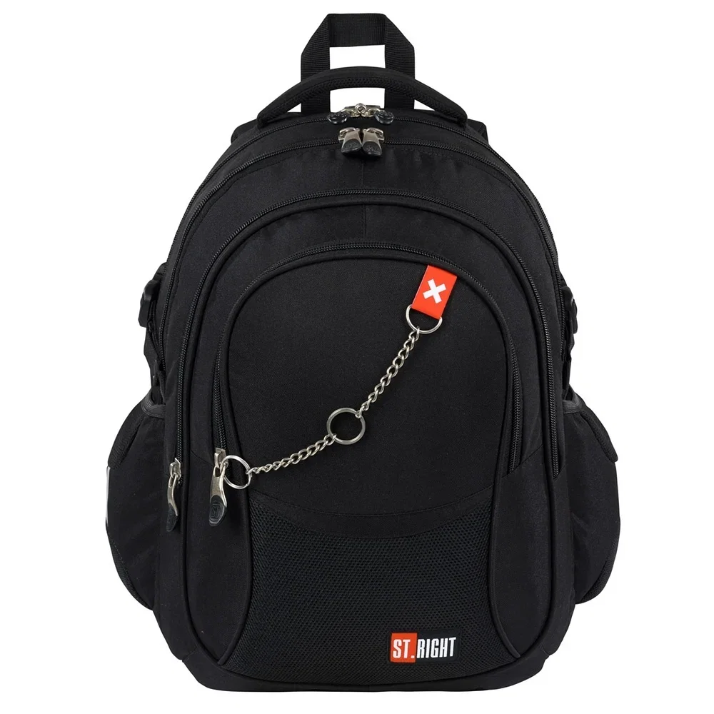 RUCSAC SCOLAR ST.RIGHT 4 COMPARTIMENTE BP-01 WHITE 683381 [1]