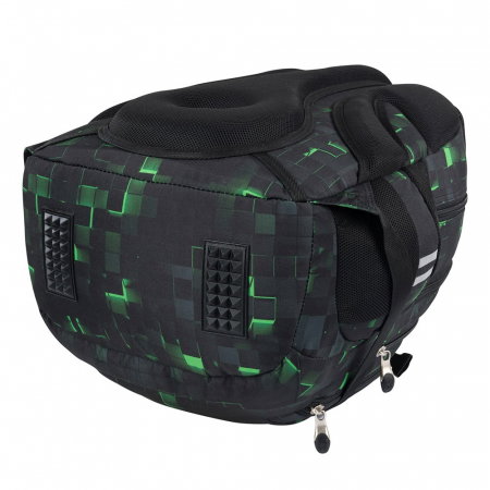 MA RUCSAC SCOLAR ST.RIGHT 4 COMPARTIMENTE BP-04 GREEN GAME 681509 [3]