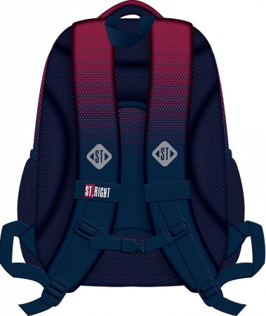 MA RUCSAC SCOLAR ST.RIGHT 4 COMPARTIMENTE BP-05 BURGUND GRADIENT 681332 [1]