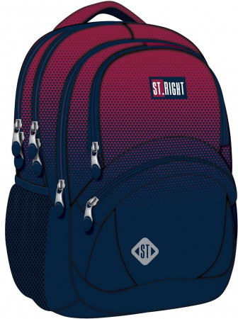 Ghiozdane, Rucsacuri, Trolere - MA RUCSAC SCOLAR ST.RIGHT 4 COMPARTIMENTE BP-05 BURGUND GRADIENT 681332