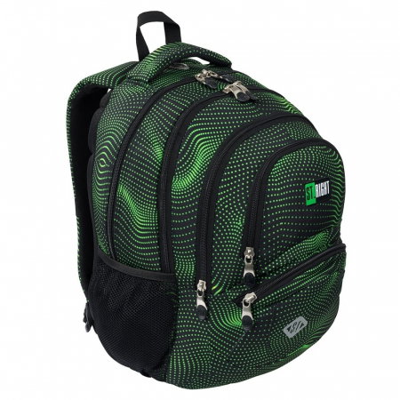 MA RUCSAC SCOLAR ST.RIGHT 4 COMPARTIMENTE BP-05 GREEN HALFTONE 680977 [1]