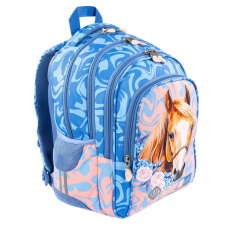 MA RUCSAC SCOLAR ST.RIGHT 4 COMPARTIMENTE BP-58 ROMANTIC HORSE 679957 [1]