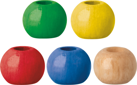 Set 165 Mărgele Lemn 4mm Mix Multicolore Knorr Prandell [1]