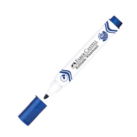 Markere whiteboard - Marker Whiteboard Albastru Faber-Castell W20 - 2.25 mm