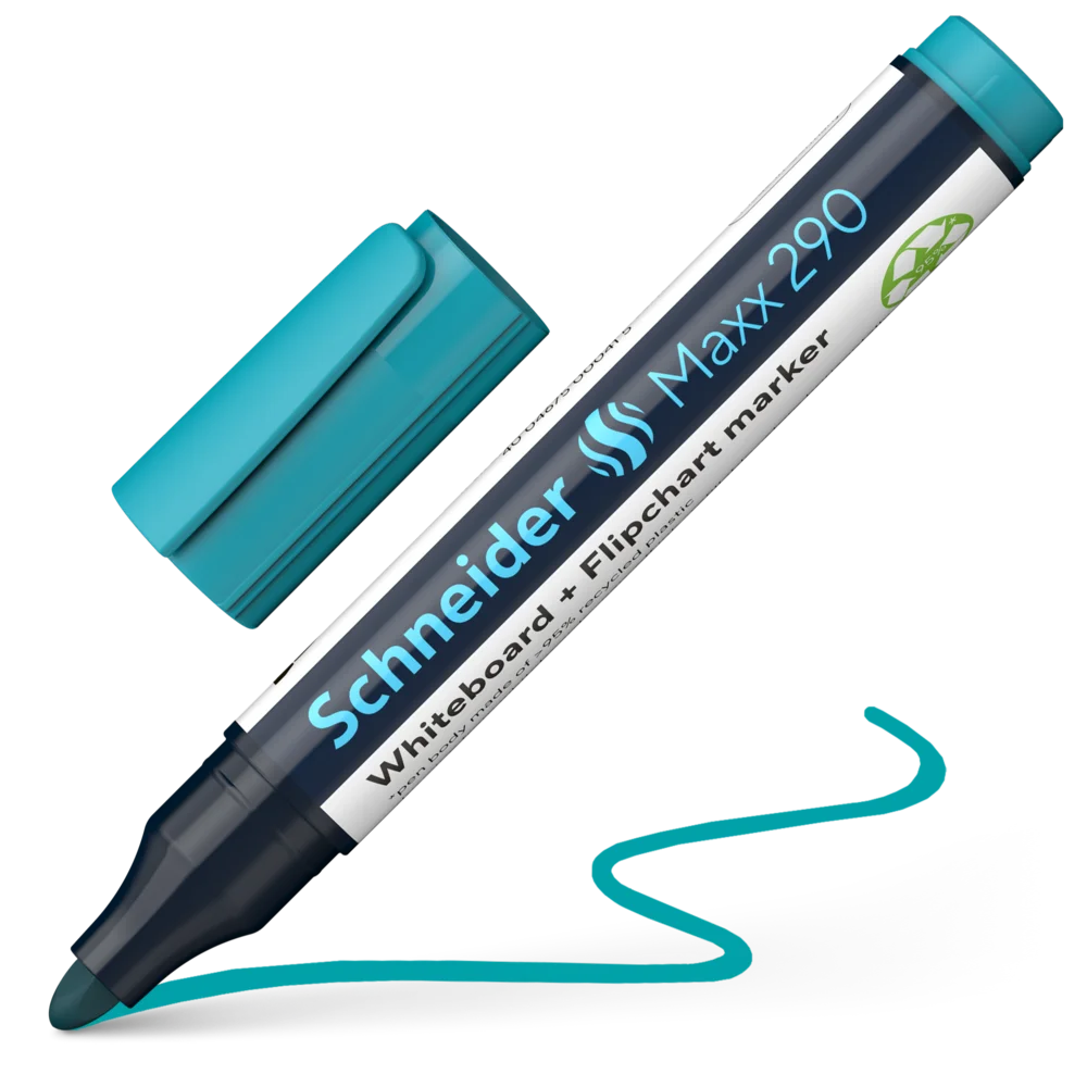 Marker flipchart - Marker Whiteboard și Flipchart Schneider Maxx 290 Turcoaz 6514