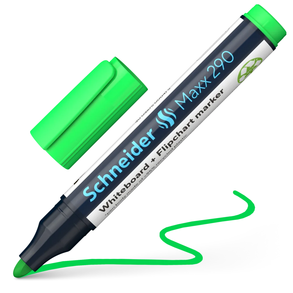 Marker flipchart - Marker Whiteboard și Flipchart Schneider Maxx 290 Vernil 6514