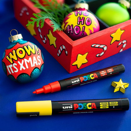 MARKER UNI POSCA PC -3M 0.9-1.3 MM 4/SET R,G,AL,N M1505 [11]