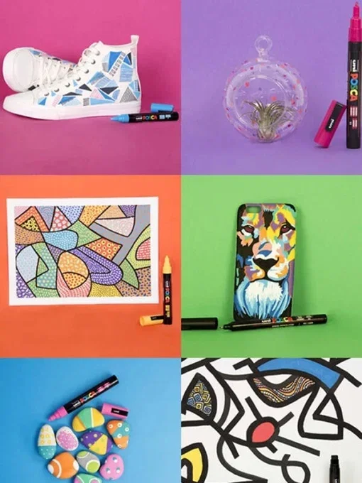 MARKER UNI POSCA PC-3M 0.9-1.3MM  8 CULORI/SET m1484 [2]