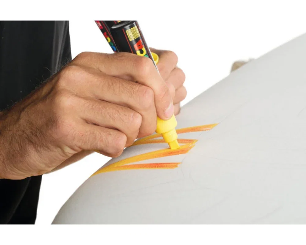 MARKER UNI POSCA PC-5M-4 CULORI;PC-3M -4 CULORI CUTIE CARTON +SACULET MODEL M1645 [1]
