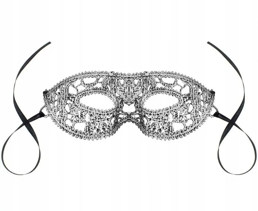 Mască Party Silver Lady Dantelă 9x23 cm YH-MASD [1]