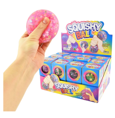 Mingiuță Squishy cu Glitter 6cm [1]
