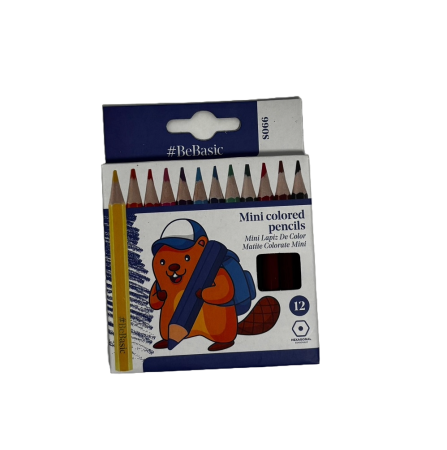 RECHIZITE SCOLARE IPB - MINI CREIOANE COLORATE BeBasic 12/SET S066