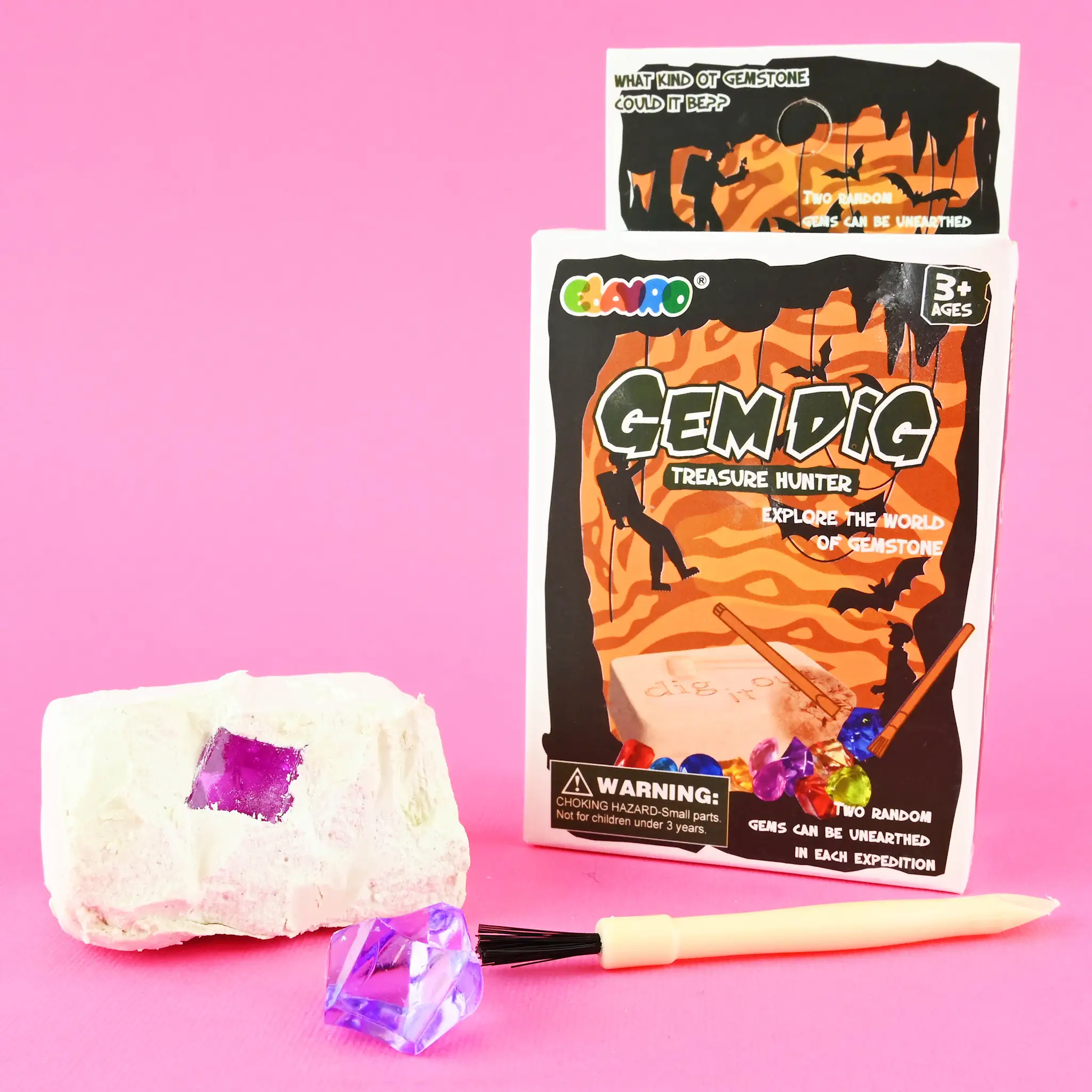 Seturi Creative pentru Copii - Mini Kit Excavare Pietre Prețioase 11cm 27097 - ipb.ro