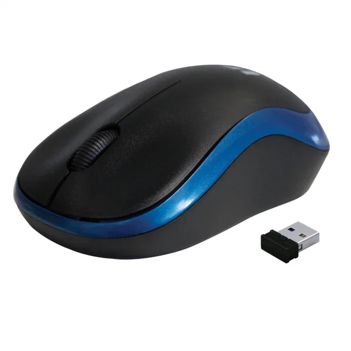 ACCESORII IT - Mouse Wireless Rebeltec Meteor Negru-Albastru