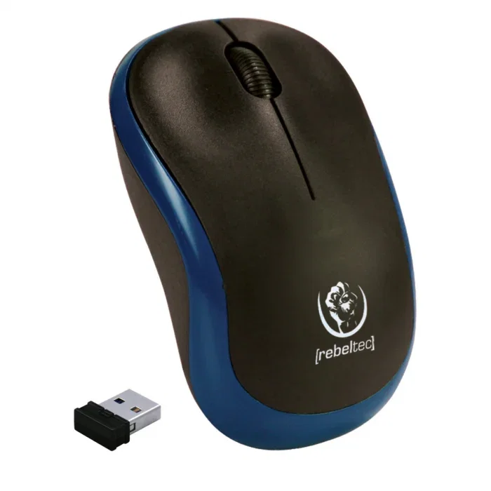 Mouse Wireless Rebeltec Meteor Negru-Albastru [1]