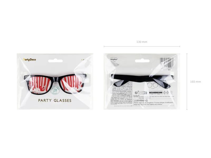 Ochelari Party Insangerati 14.5x4.9cm Mix OKR37 [5]