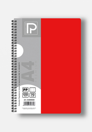 CAIET A4 120F 70g PATRATELE COPERTA PLASTIC SPIRA 24800028 [2]