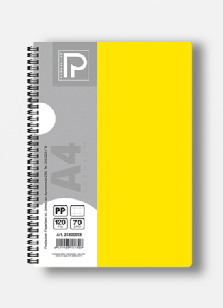 CAIET A4 120F 70g PATRATELE COPERTA PLASTIC SPIRA 24800028 [8]
