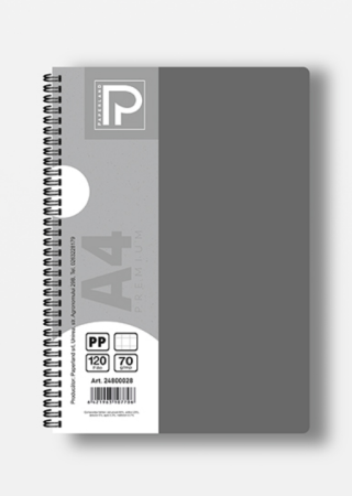 CAIET A4 120F 70g PATRATELE COPERTA PLASTIC SPIRA 24800028 [7]
