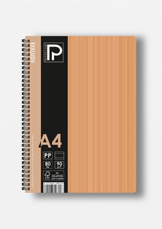 RECHIZITE SCOLARE IPB - CAIET A4 80F 90G PATRATELE SPIRA DUBLA BLACK EDITION 24000448