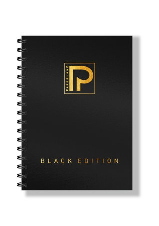 Caiete - CAIET A5 96F 70G PATRATELE SPIRA DUBLA BLACK EDITION 24800046