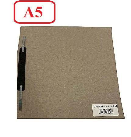Dosare carton - DOSAR A5 DE CARTON CU SINA, ALB 12200047