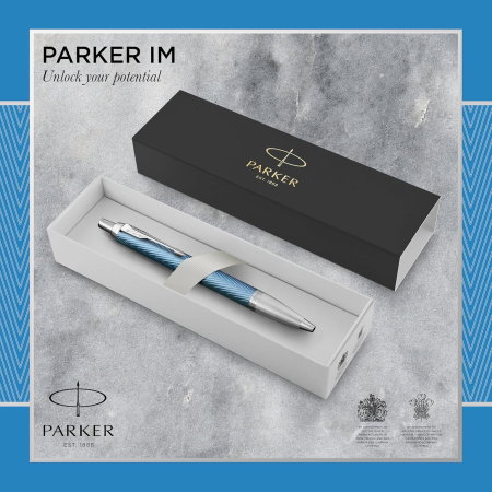 PARKER PIX IM PREMIUM ALBASTRU-ARGINTIU CT 160445 [2]