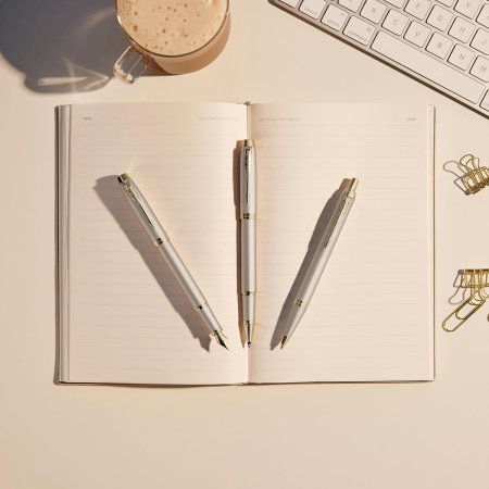 PARKER STILOU IM PREMIUM MONOCHROME CHAMPAGNE PENITA F 161078 [3]