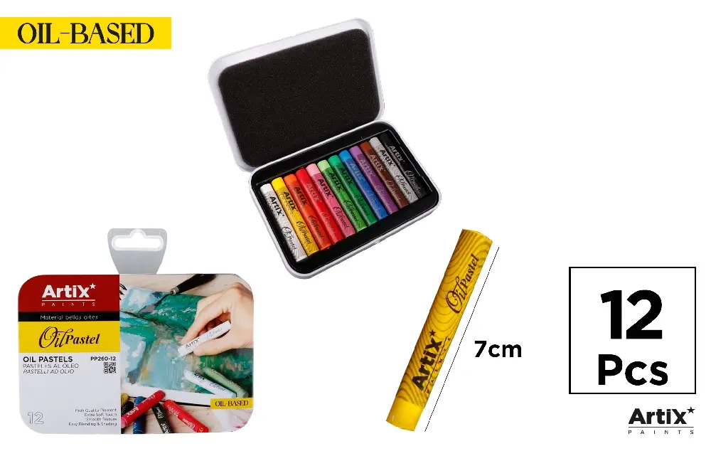 FINE ARTS&GRAPHICS - PASTELURI ULEIOASE IPB 12/SET ARTIX PP260-12
